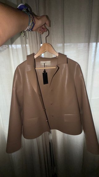 Chaqueta Purificación García Beige
