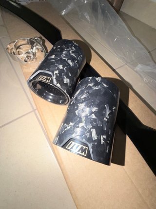 Kit M3 BMW ponteiras Escape em carbono  e Spoiler