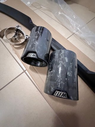 Kit M3 BMW ponteiras Escape em carbono  e Spoiler