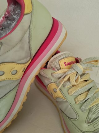 Saucony Scarpe Donna Tg 39 Verde/Rosa