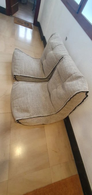 Sillones de salón de tela