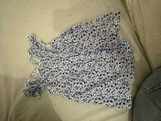 Vestito fiorato neonata 9-12 mesi