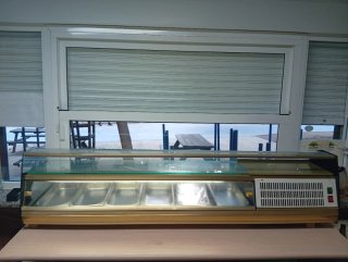Vitrina de tapas refrigerada,medidas