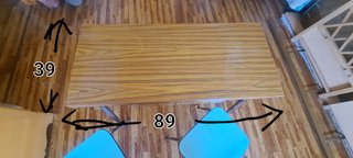 Mesa plegable cocina con 4 sillas