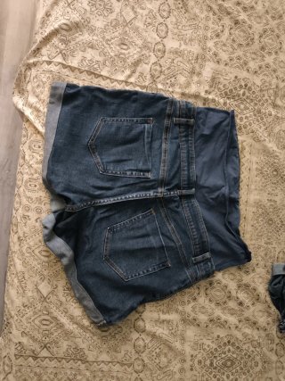 Pantalón corto premamá vaquero