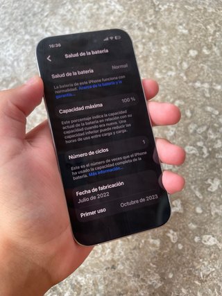 iPhone 15 Pro Titanio Blanco