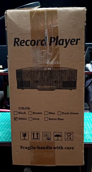 Tocadiscos portatil con altavoces incorporados