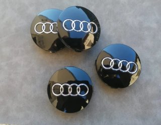 60mm Tapabujes Audi Centro de Llantas Ruedas