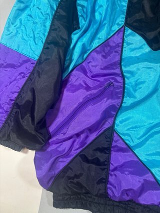 Chaqueta BALDINI Morado y Turquesa