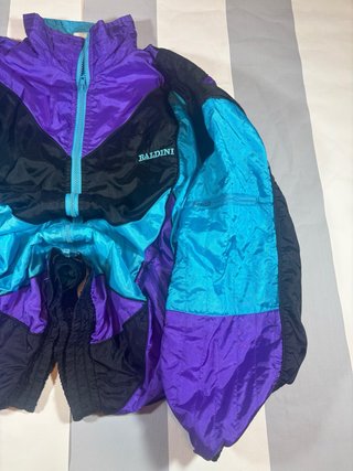 Chaqueta BALDINI Morado y Turquesa