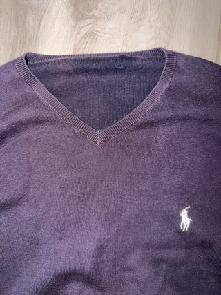 Maglione Polo Ralph Lauren V-neck Viola Taglia S