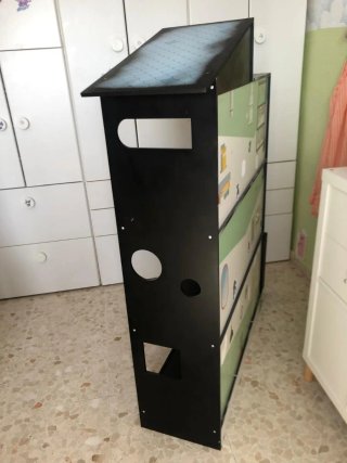Casa de muñecas grande de madera