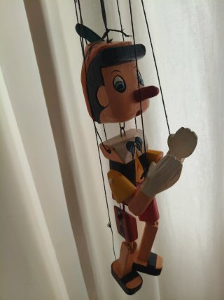 Marioneta de madera Pinocho