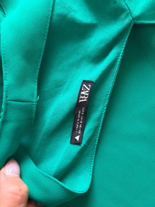 Vestido Zara verde