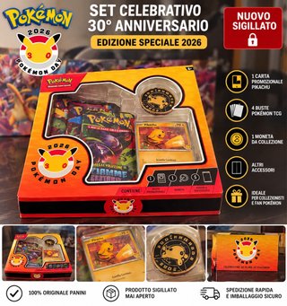 Pokémon Set Celebrativo 30° Anniversario 2026