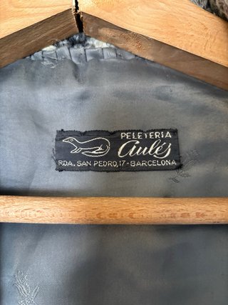 Abrigo de piel