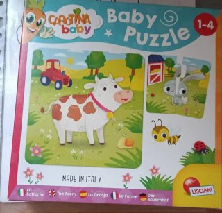 Puzzle Carotina Baby Lisciani 1-4 Piezas