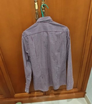 Camisa H&M cuadros Talla S