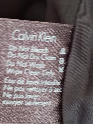 Borsa a cartella Calvin Klein pelle/tela nera