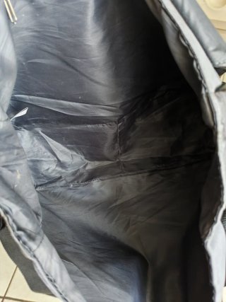 Borsa a cartella Calvin Klein pelle/tela nera