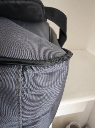 Borsa a cartella Calvin Klein pelle/tela nera