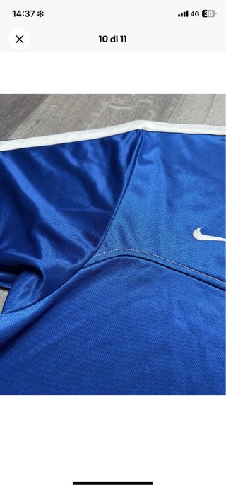 Maglia Nike Dri-Fit Sportiva Blu Taglia M