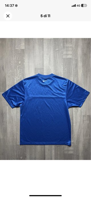 Maglia Nike Dri-Fit Sportiva Blu Taglia M
