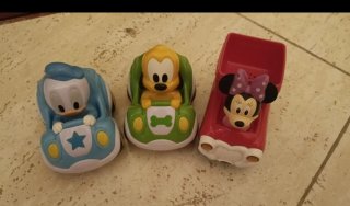 Cochitos Disney: Donald, Goofy y Minnie