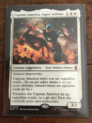 Capitan America, Super Soldato MTG Carta