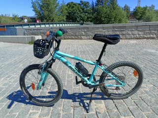 Bicicleta infantil Rockrider rueda 20''. 6 marchas
