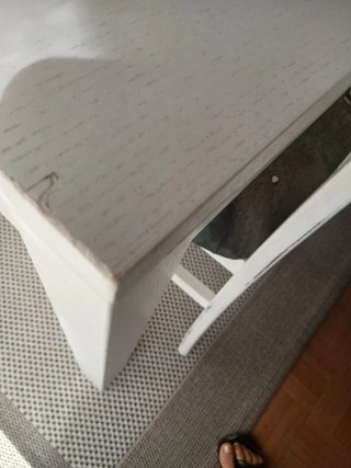 Mesa comedor extensible Ikea blanca