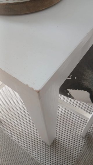 Mesa comedor extensible Ikea blanca