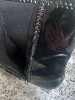 Botines charol Bershka negros