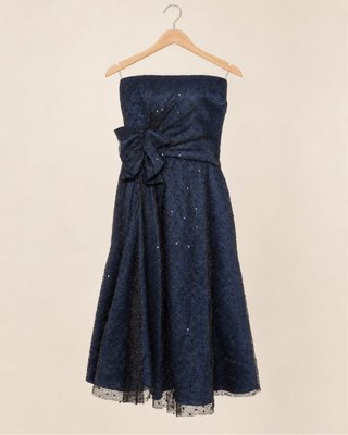 Vestido Armani Collezioni Fiesta Azul Marino