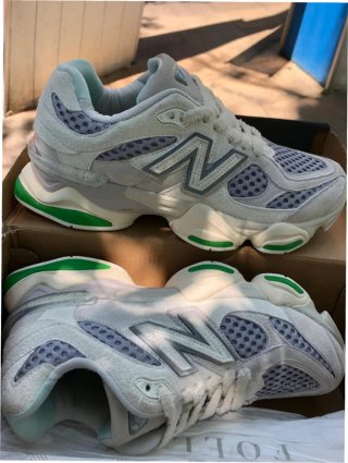 New Balance 9060 Verde/Blanco Talla 45