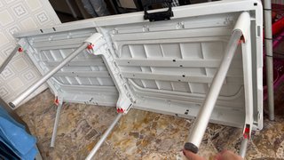 Mesa grande plegable camping de plástico