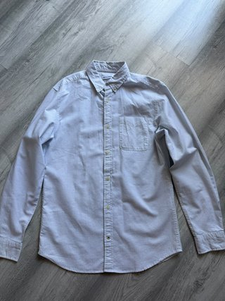 Camisa Jack & Jones Rayas Azul y Blanco