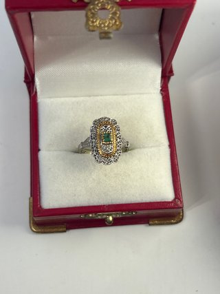 Anillo vintage oro