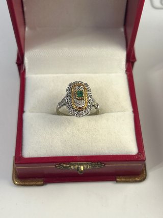 Anillo vintage oro