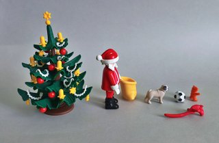 Playmobil Papa Noel Con Regalos Y Árbol Navidad