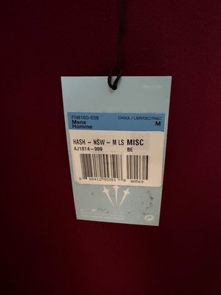Sudadera Nike x Nocta Granate