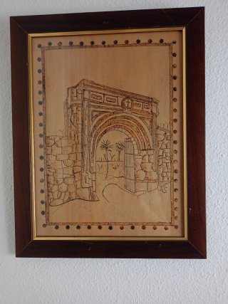 Quadro in legno con cornice