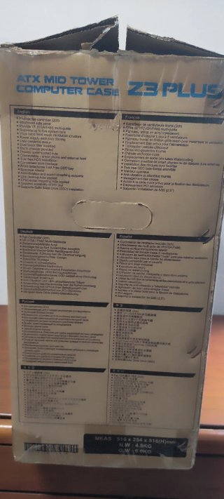 Torre PC Zalman Z3 Plus ATX Negra Nueva