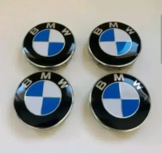 8 TAPAS BUJE CENTRO RUEDA LLANTA ORIGINAL BMW 68MM