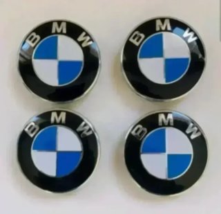 8 TAPAS BUJE CENTRO RUEDA LLANTA ORIGINAL BMW 68MM