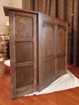 Mueble bar antiguo de madera