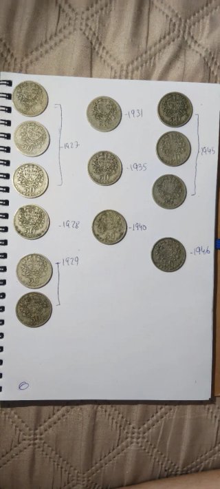 Lote 13 Monedas 50 Centavos Portugal
