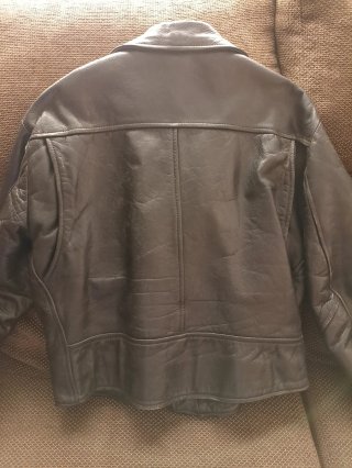 Cazadora Cuero Vintage Tipo Schott Perfecto