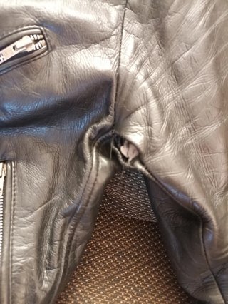 Cazadora Cuero Vintage Tipo Schott Perfecto