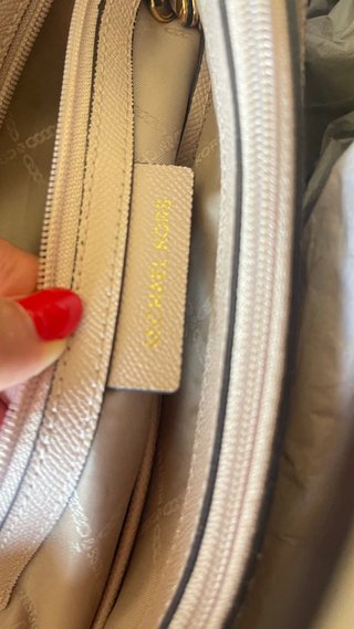 Borsa Michael Kors rosa cipria Manici accorciati